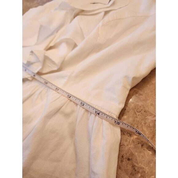 Tommy Hilfiger NWT cotton ruffle front sleeveless dress size medium - Picture 6 of 9